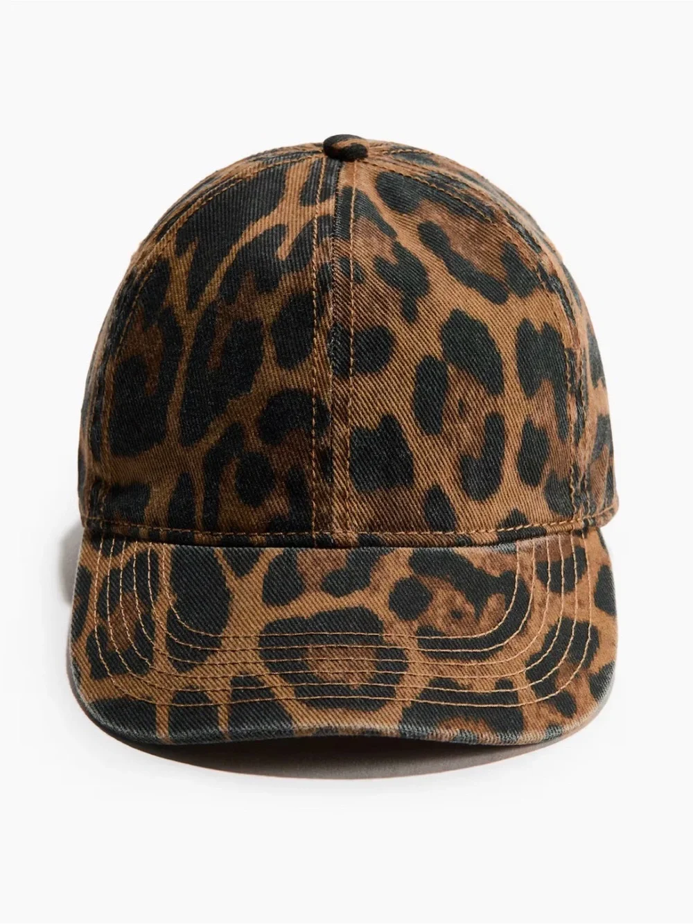 H&M Leopard Print Baseball Cap